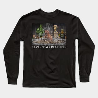 Caverns & Creatures: Hung Ogre Long Sleeve T-Shirt